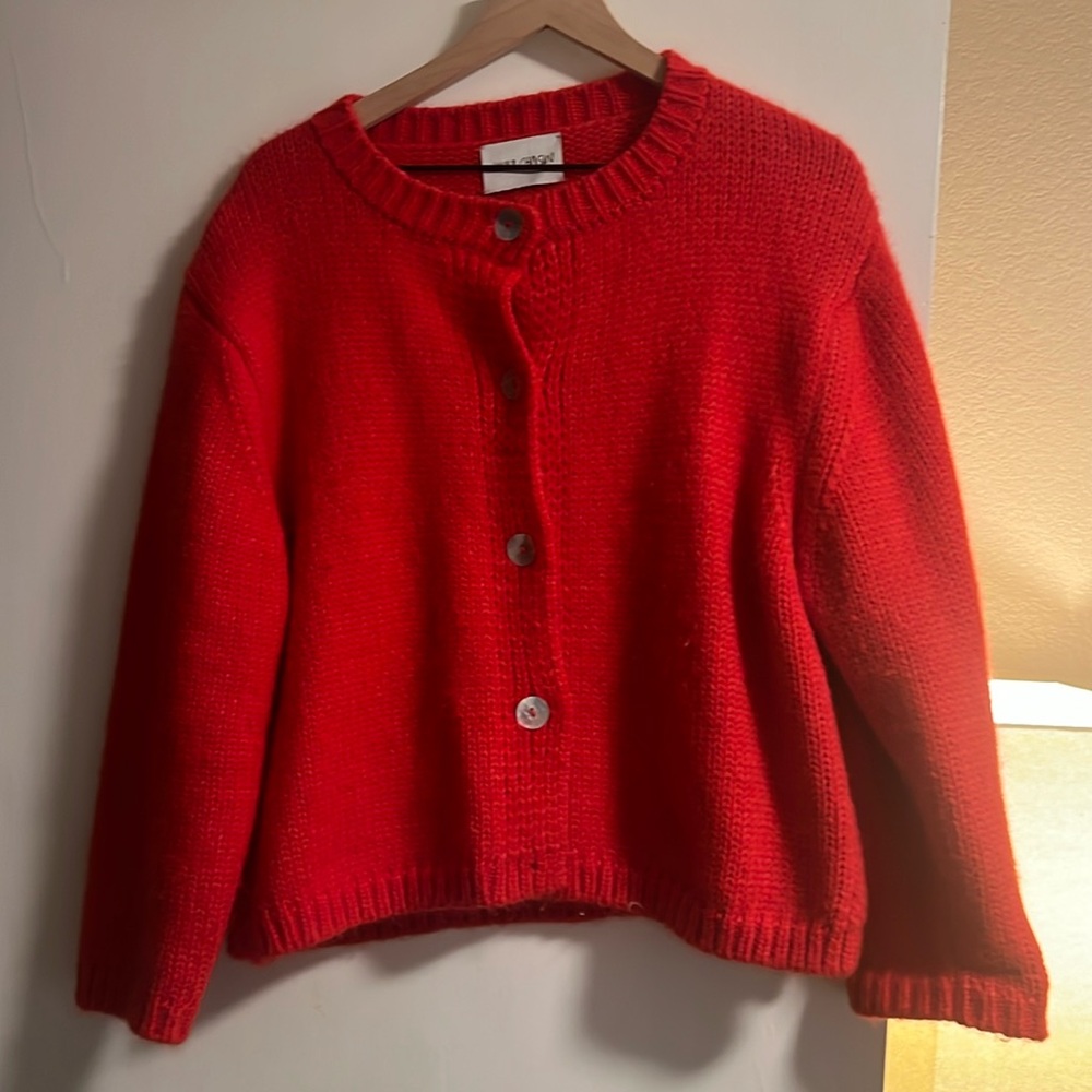 Nikki Chasin Alpaca Sheba Cardigan Sweater